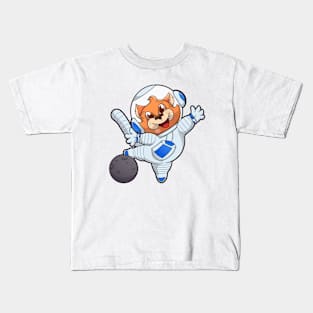 astronaut kitten Kids T-Shirt